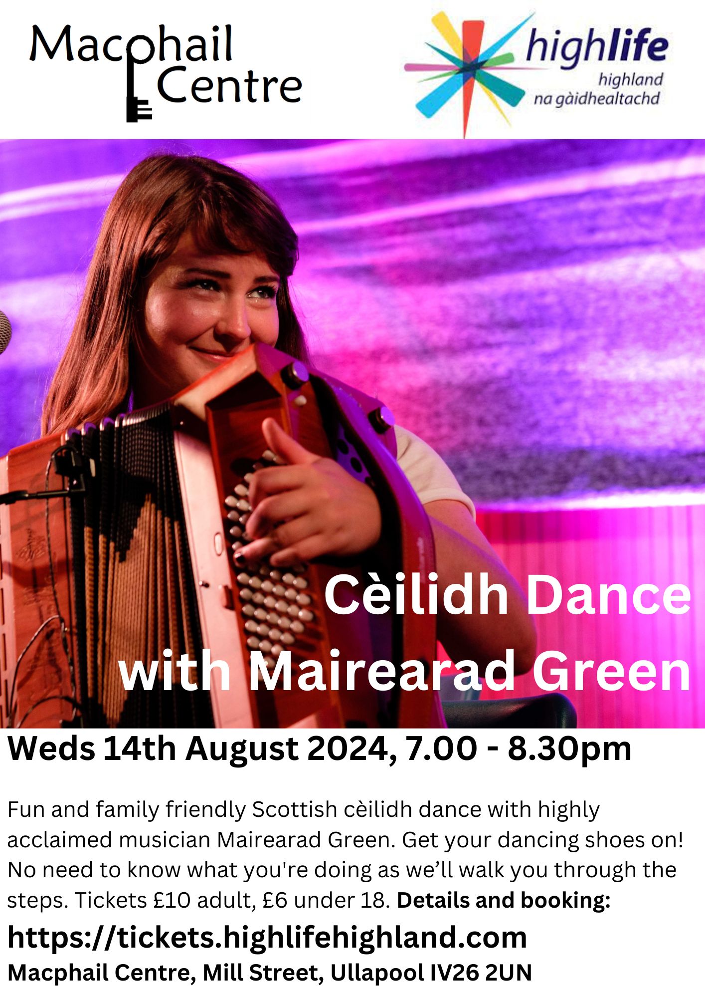 14th August Mairearad ceilidh