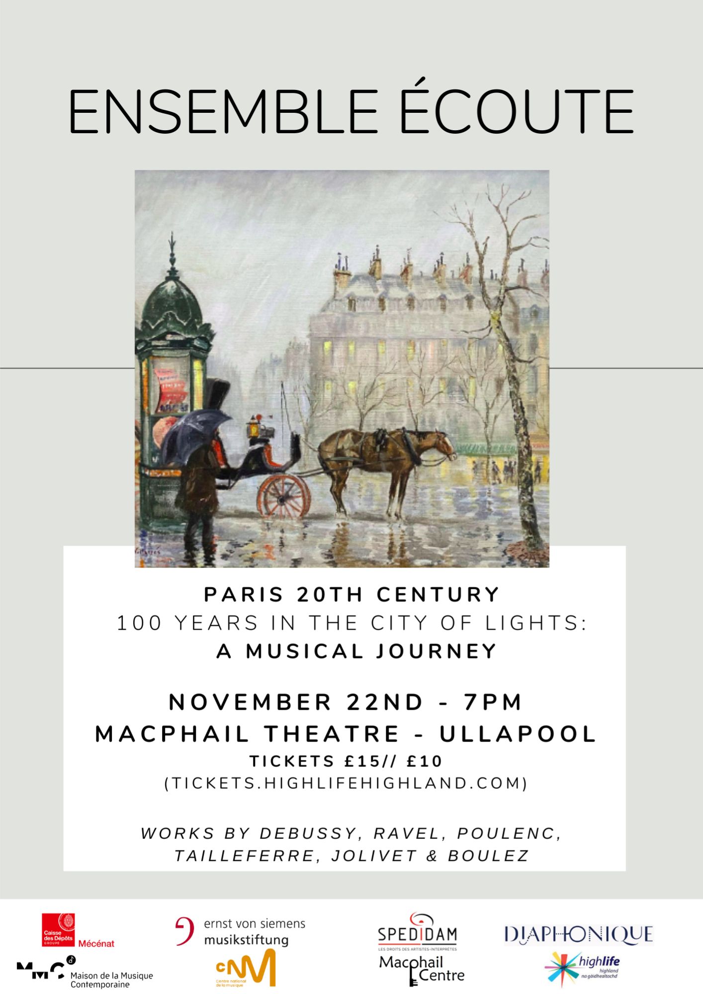 Ensemble Ecoute poster