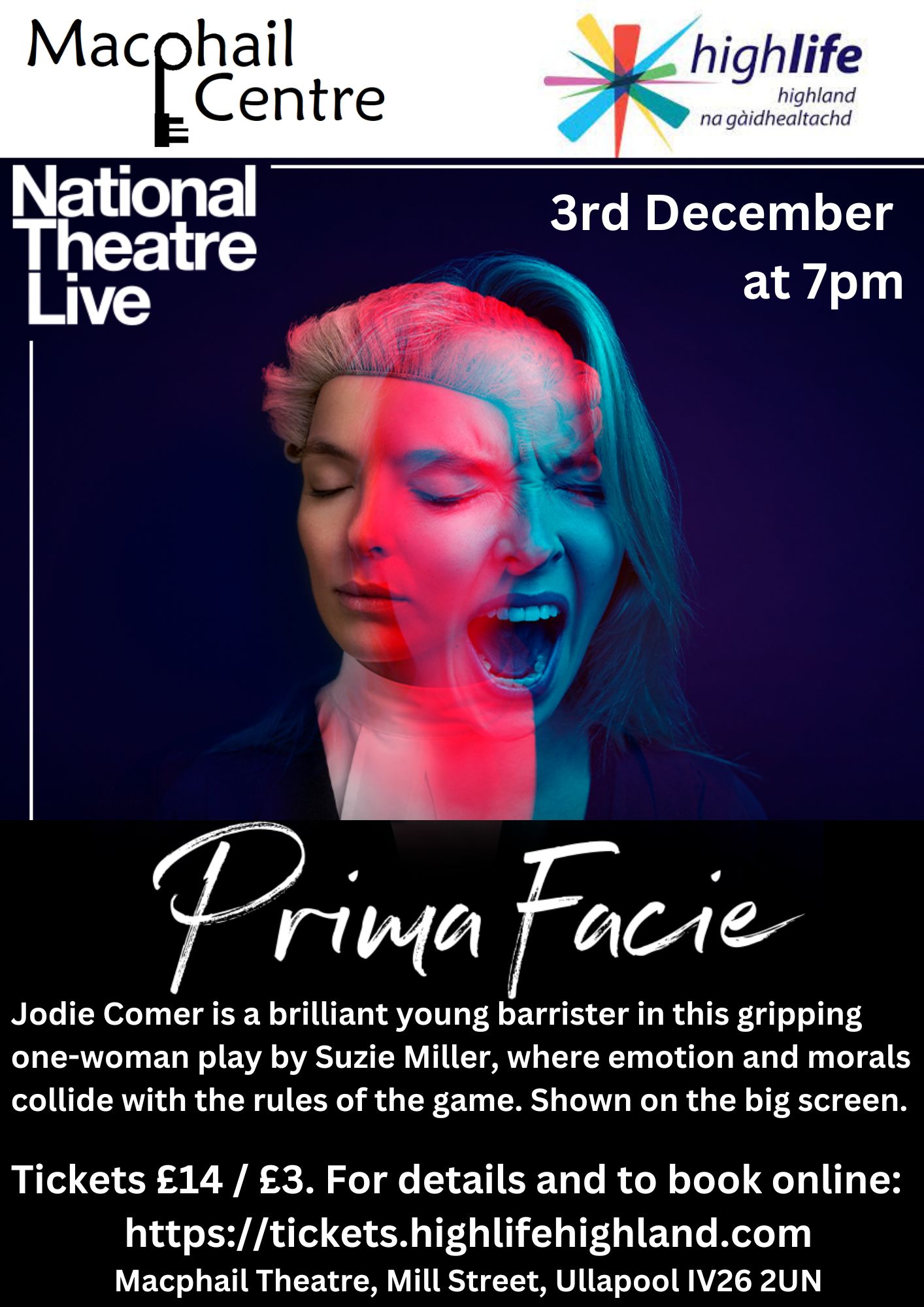 Prima Facie Dec poster